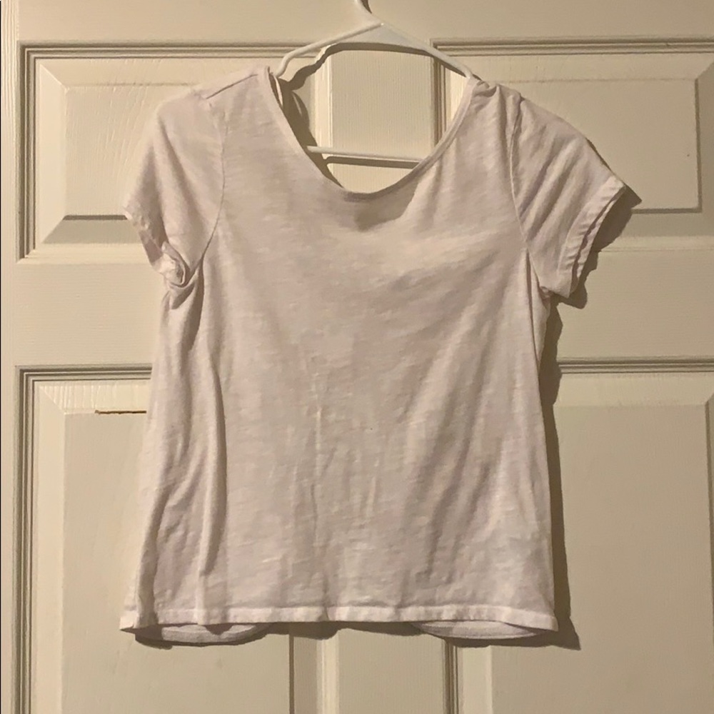 Areopostale White Bow Back Shirt M